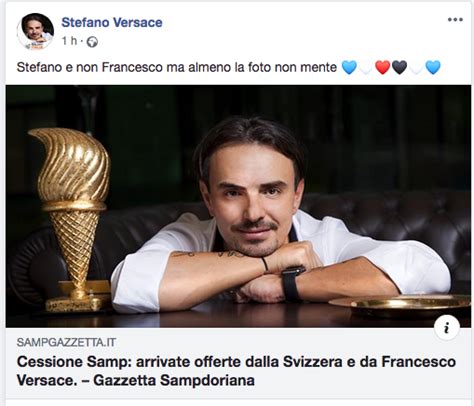 Chi è Stefano Versace, l'imprenditore che vuole .